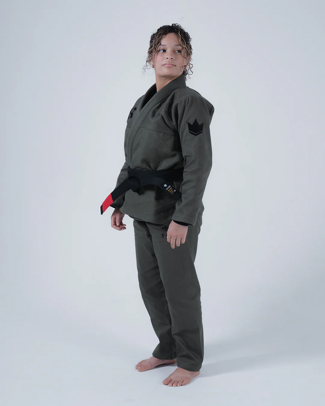 Born to Rule Women's Jiu Jitsu Gi - Green - Image 4