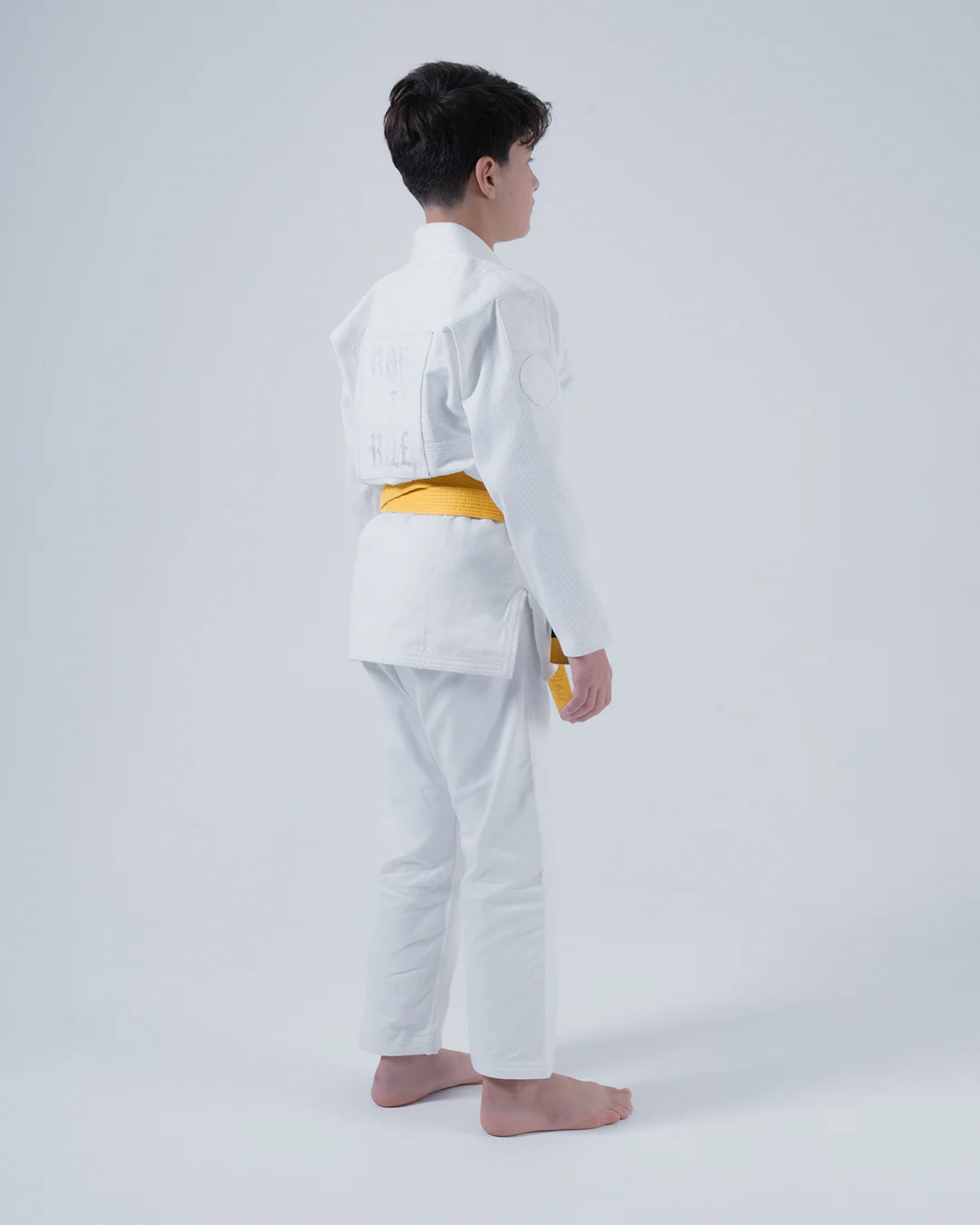 Born to Rule Youth Jiu Jitsu Gi - White - Image 7