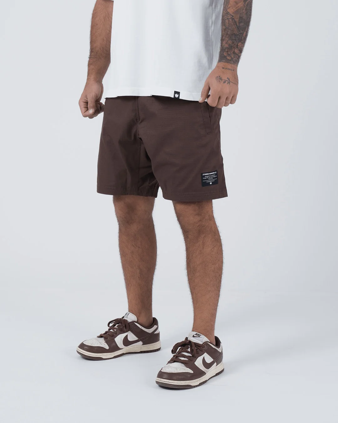 Casual Gi Shorts - Brown - Image 3