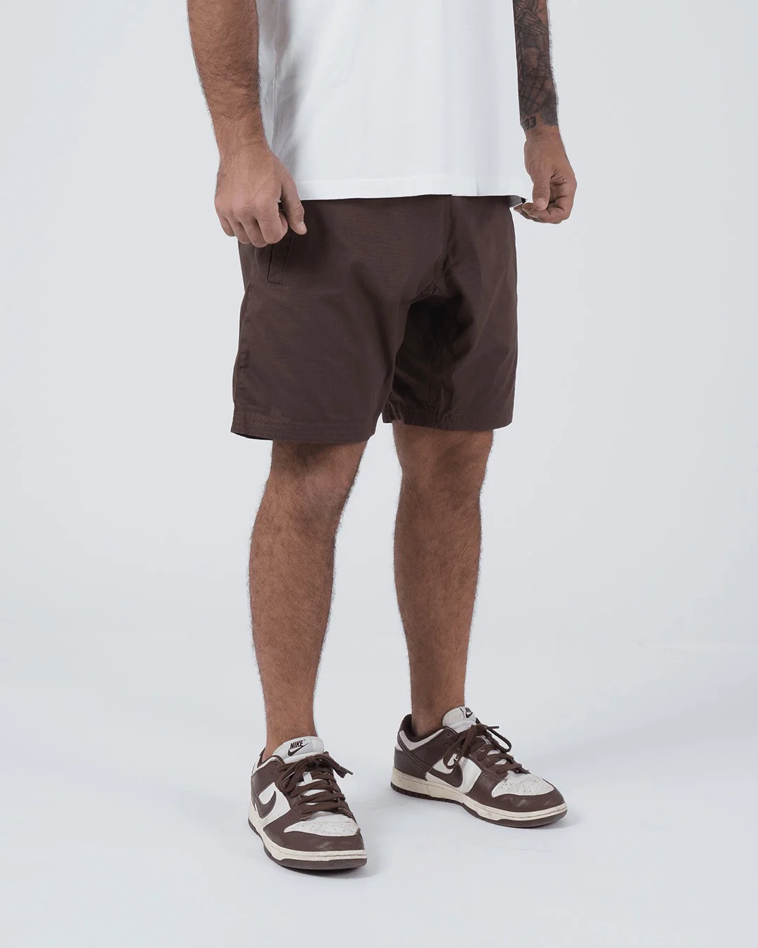Casual Gi Shorts - Brown - Image 8