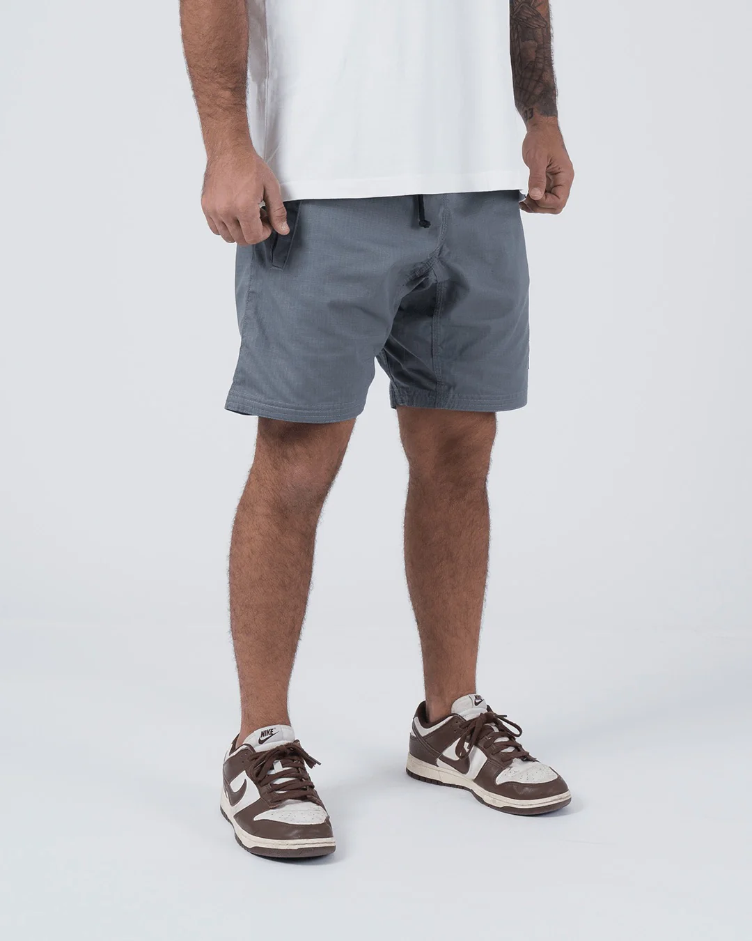 Casual Gi Shorts - Grey - Image 6