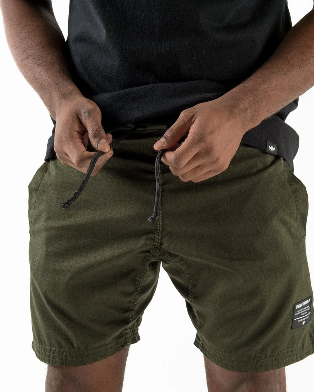 Casual Gi Shorts - Military Green - Image 4