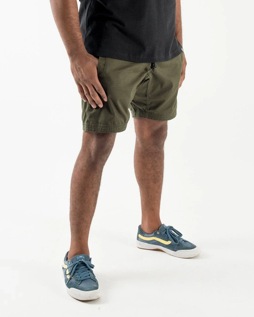 Casual Gi Shorts - Military Green - Image 6