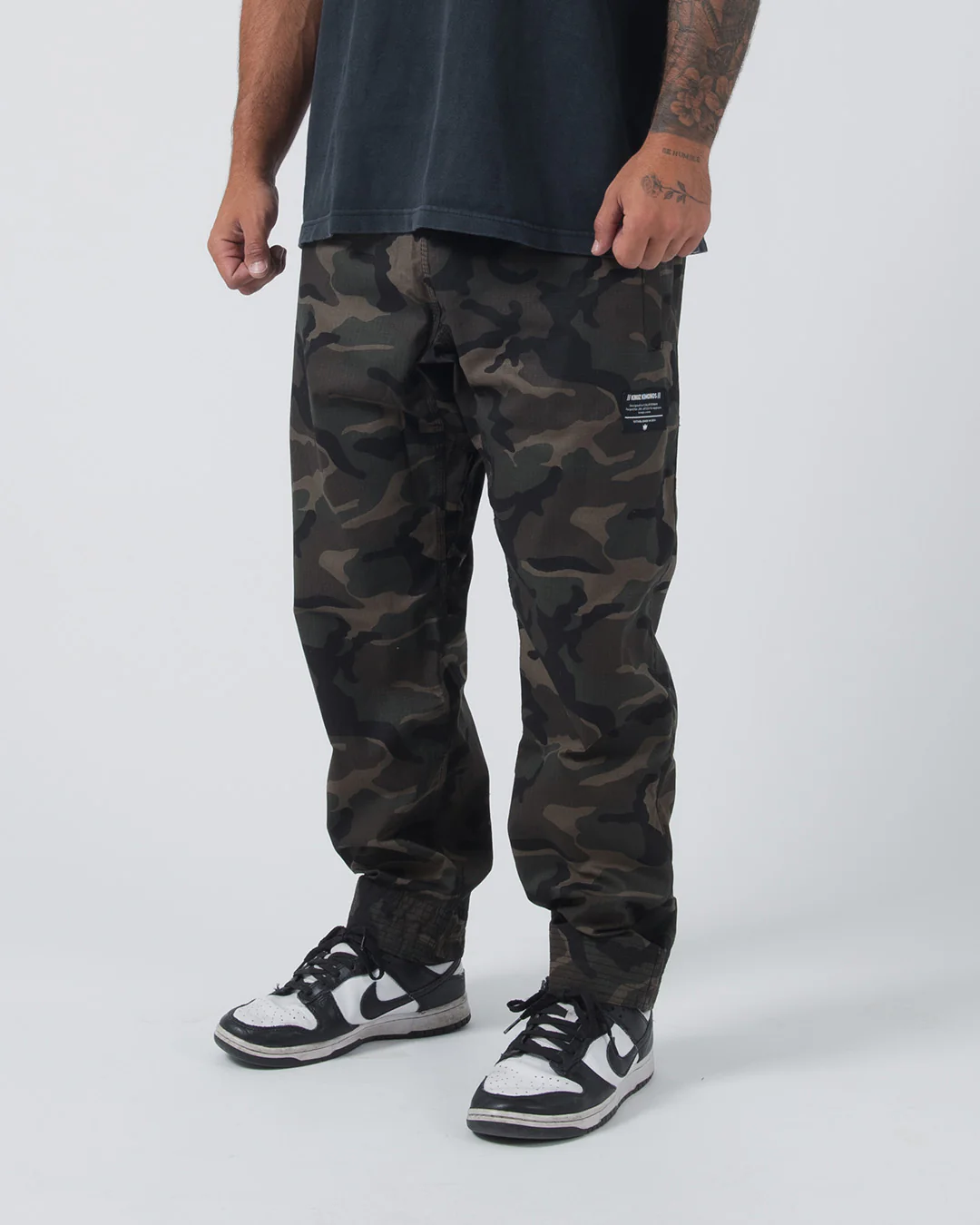Casual Rip Stop Gi Pants - Camo - Image 2