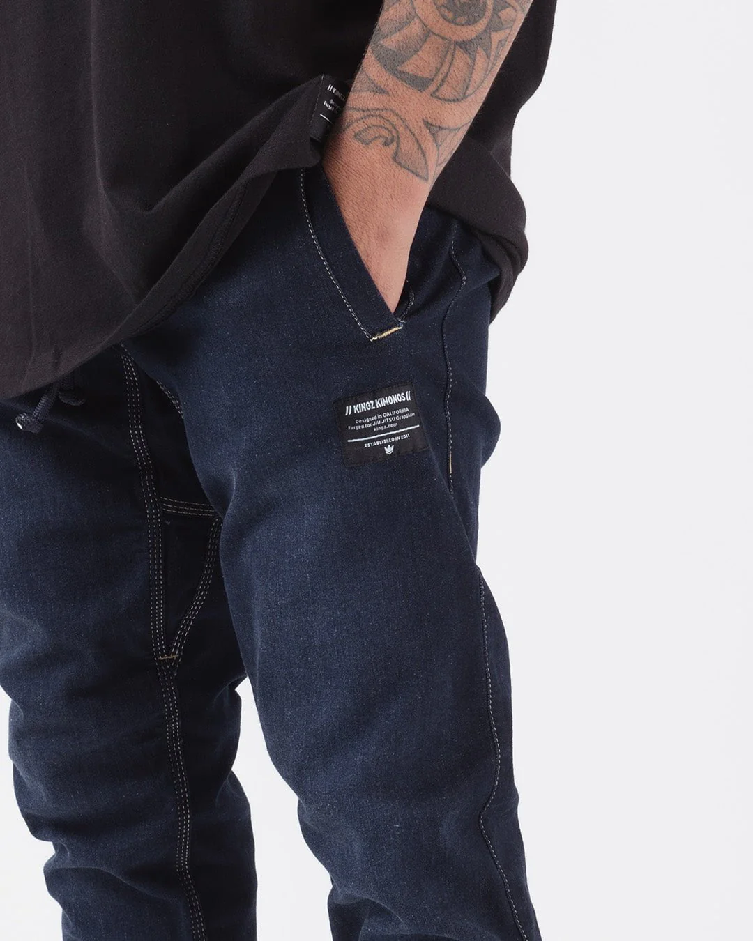Casual Gi Pant - Denim - Image 7