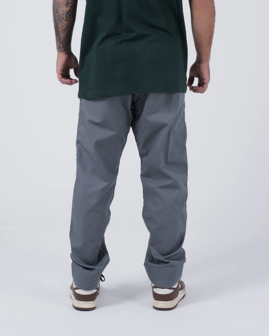 Casual Rip Stop Gi Pant - Grey - Image 4