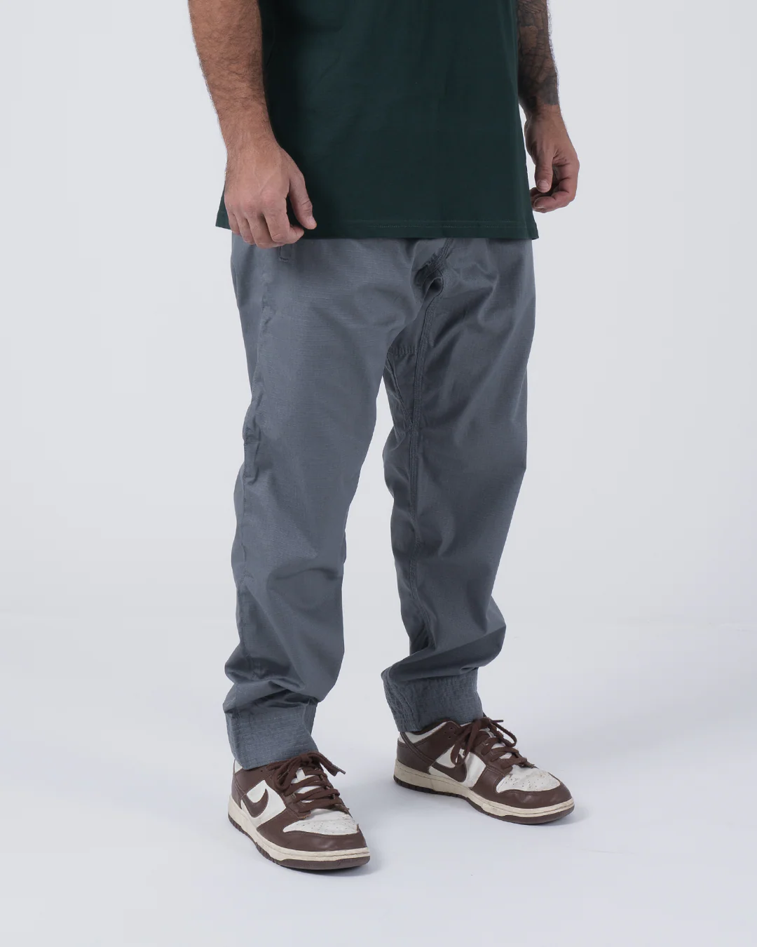 Casual Rip Stop Gi Pant - Grey - Image 6