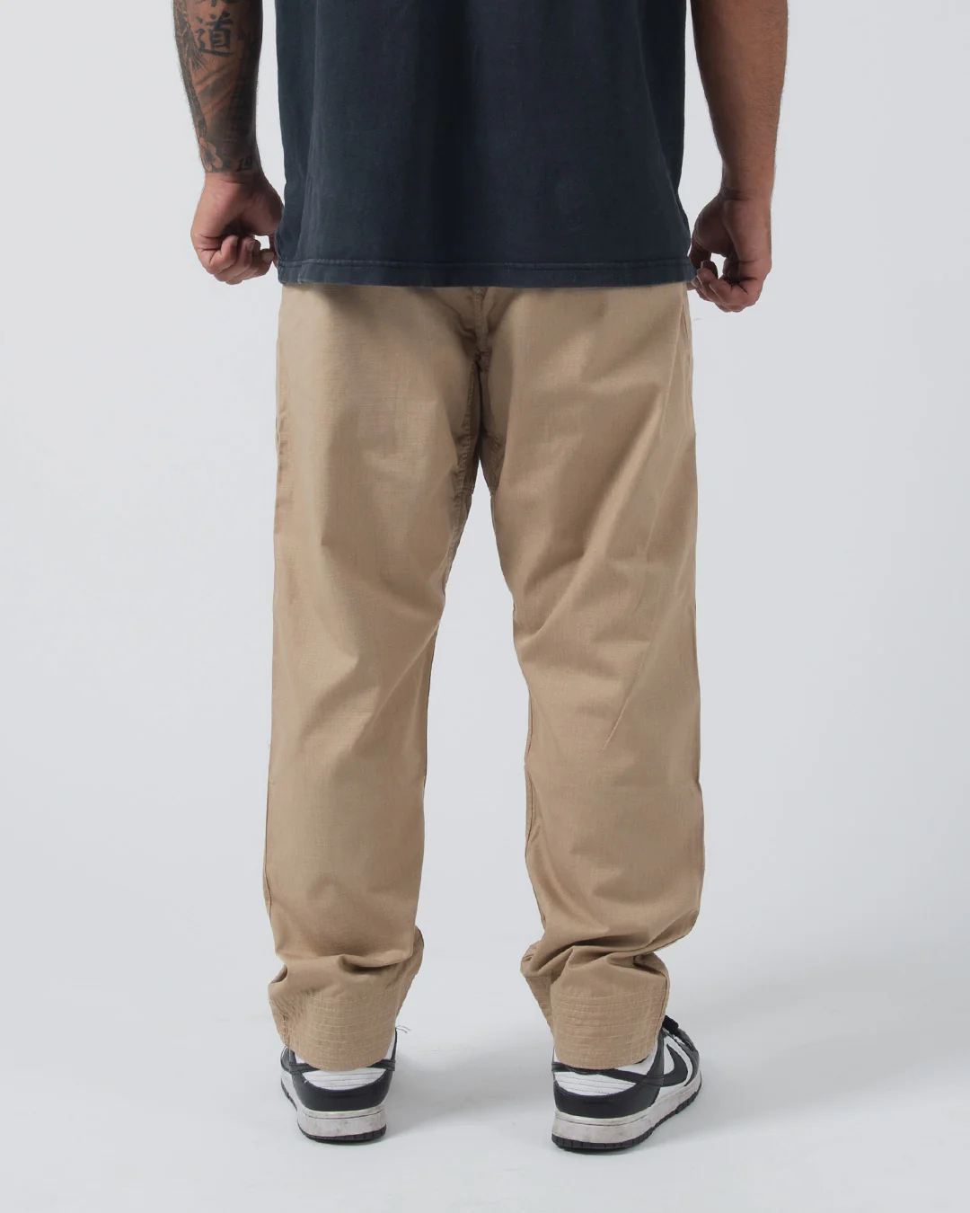 Casual Rip Stop Gi Pant - Khaki - Image 3