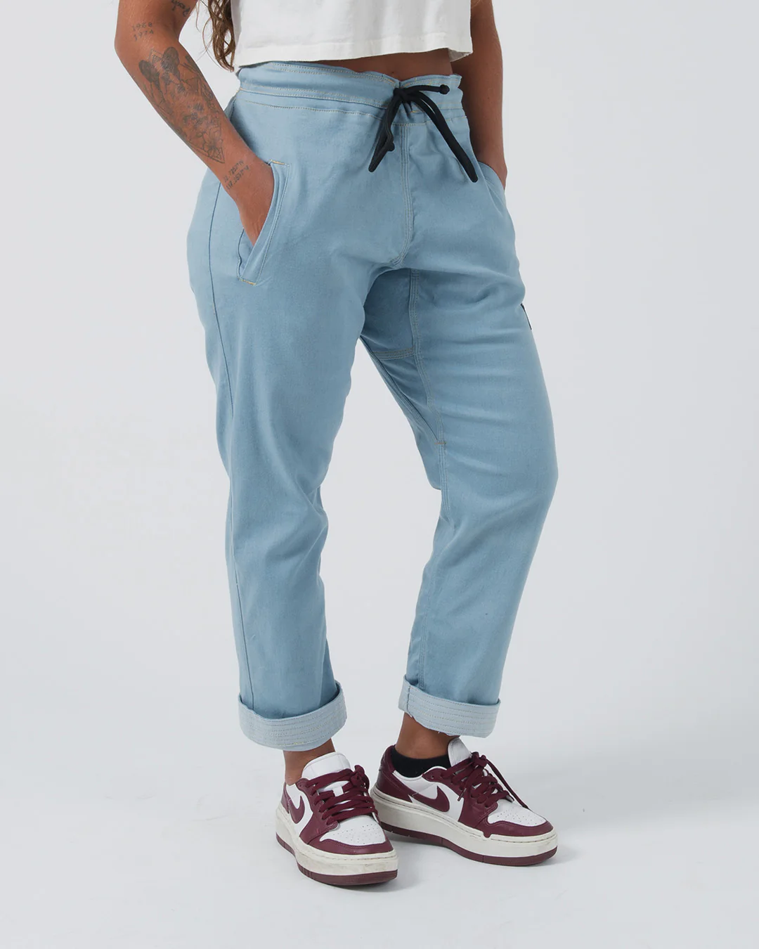 Casual Gi Pant - Light Denim - Image 6