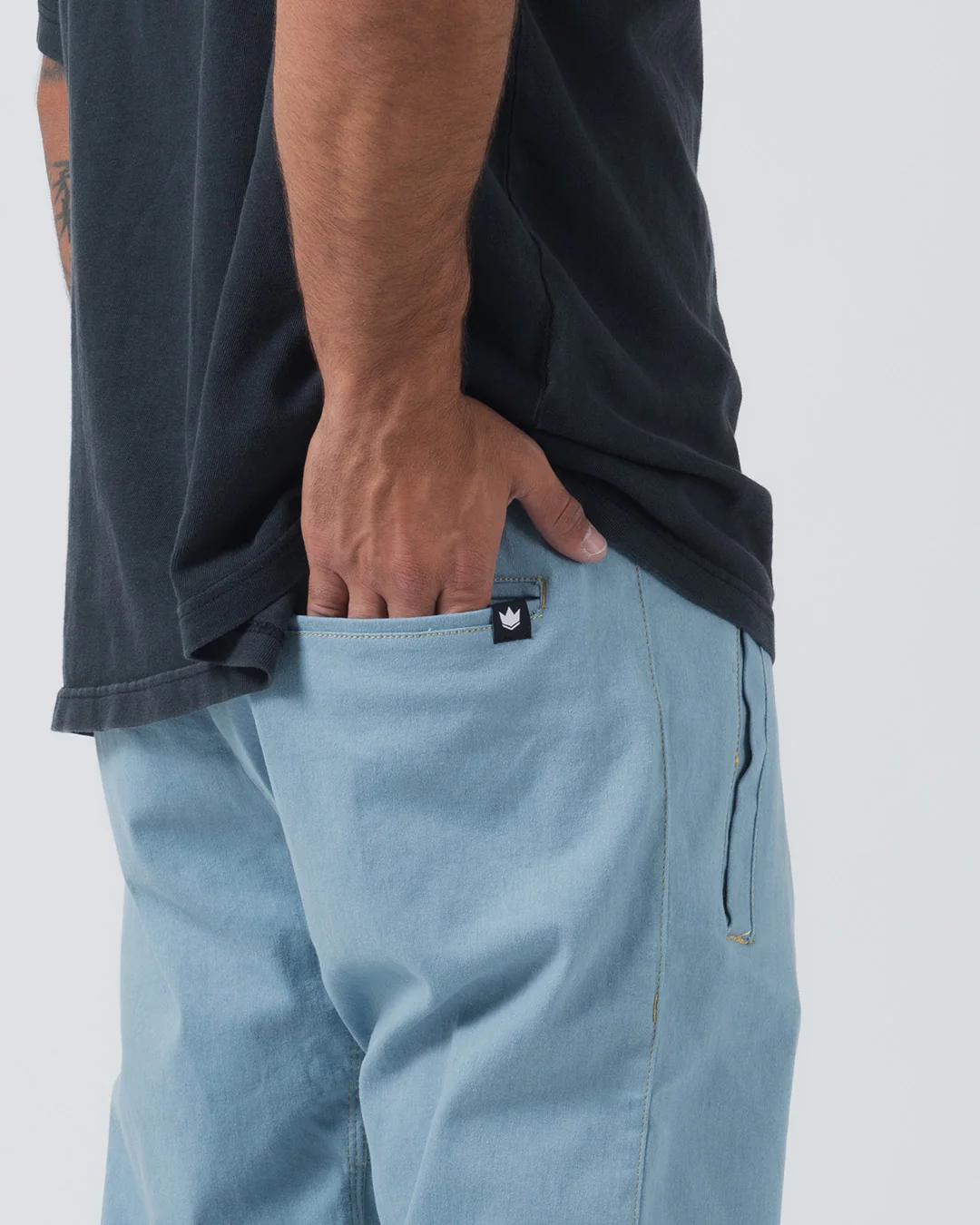 Casual Gi Pant - Light Denim - Image 5
