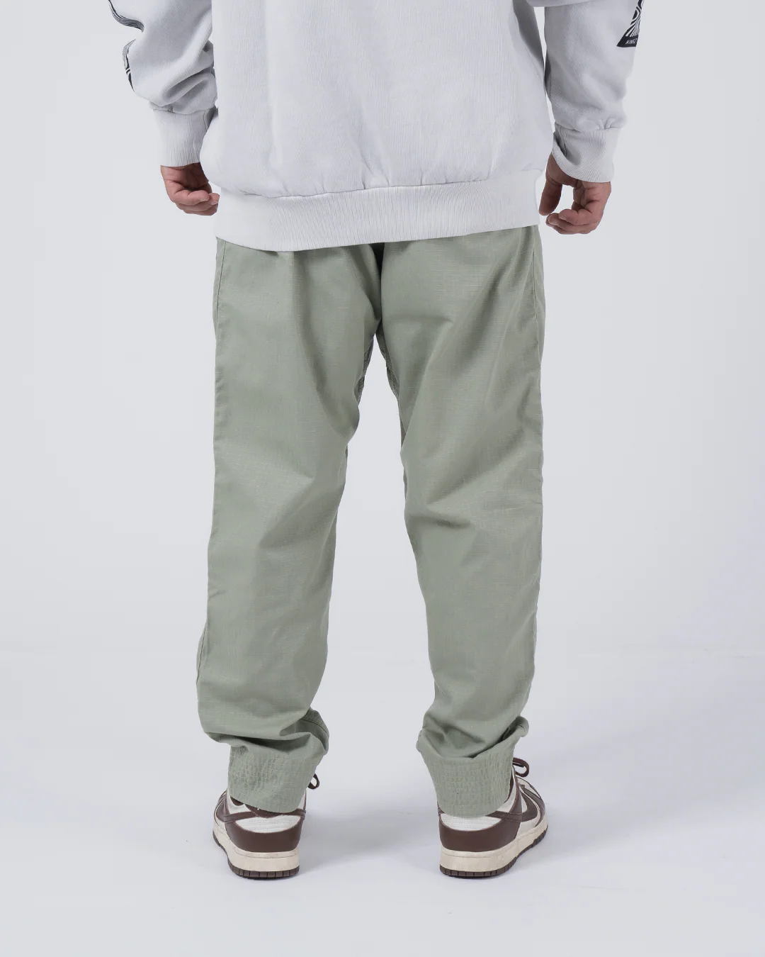 Casual Rip Stop Gi Pant - Sage - Image 4