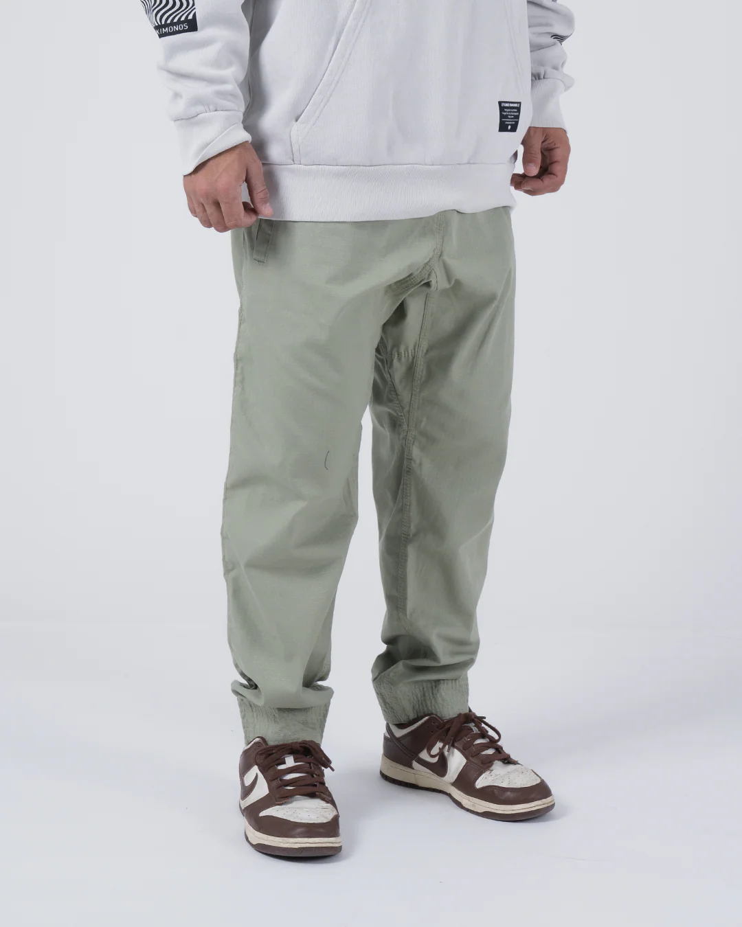Casual Rip Stop Gi Pant - Sage - Image 6