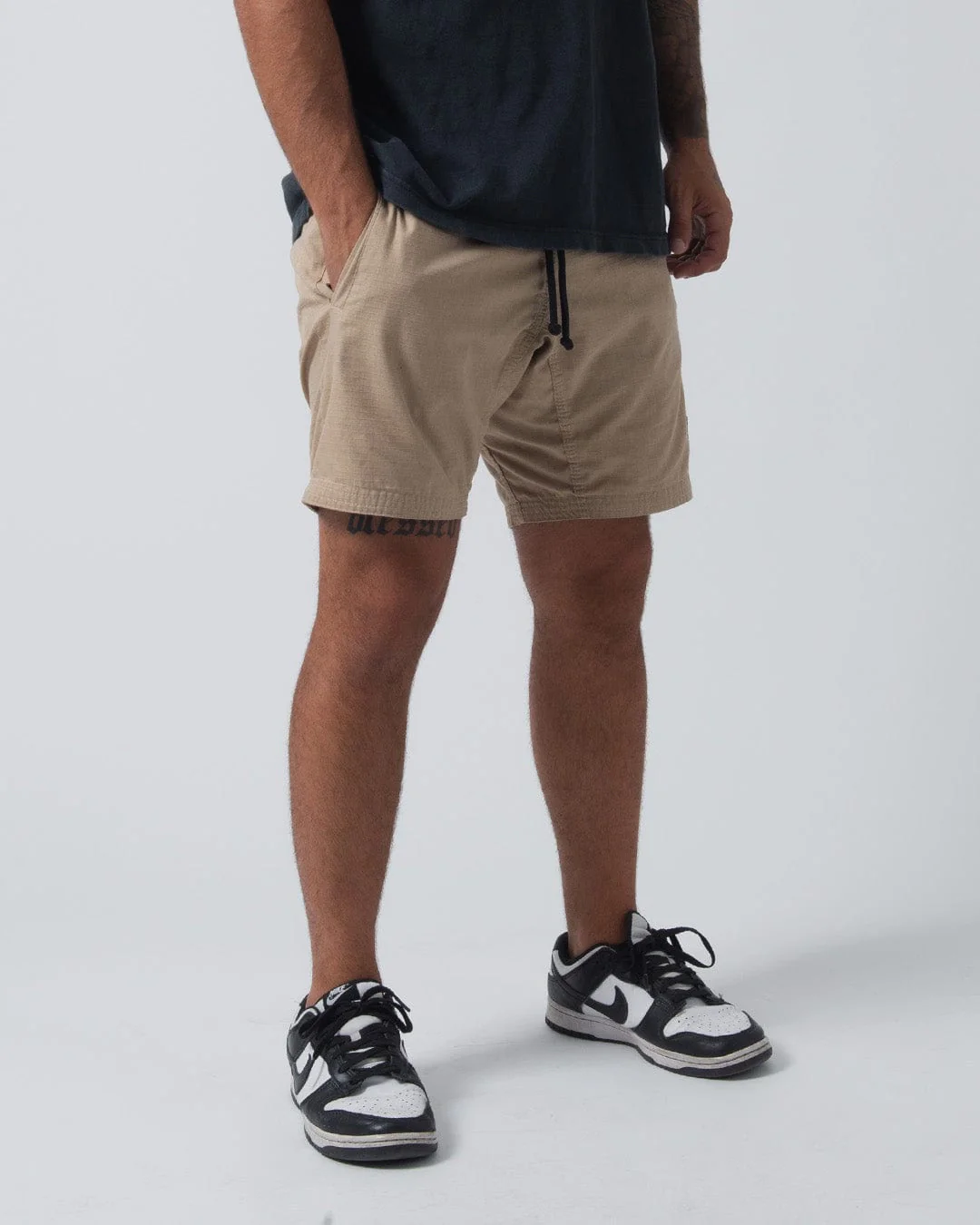 Casual Gi Shorts - Khaki - Image 4