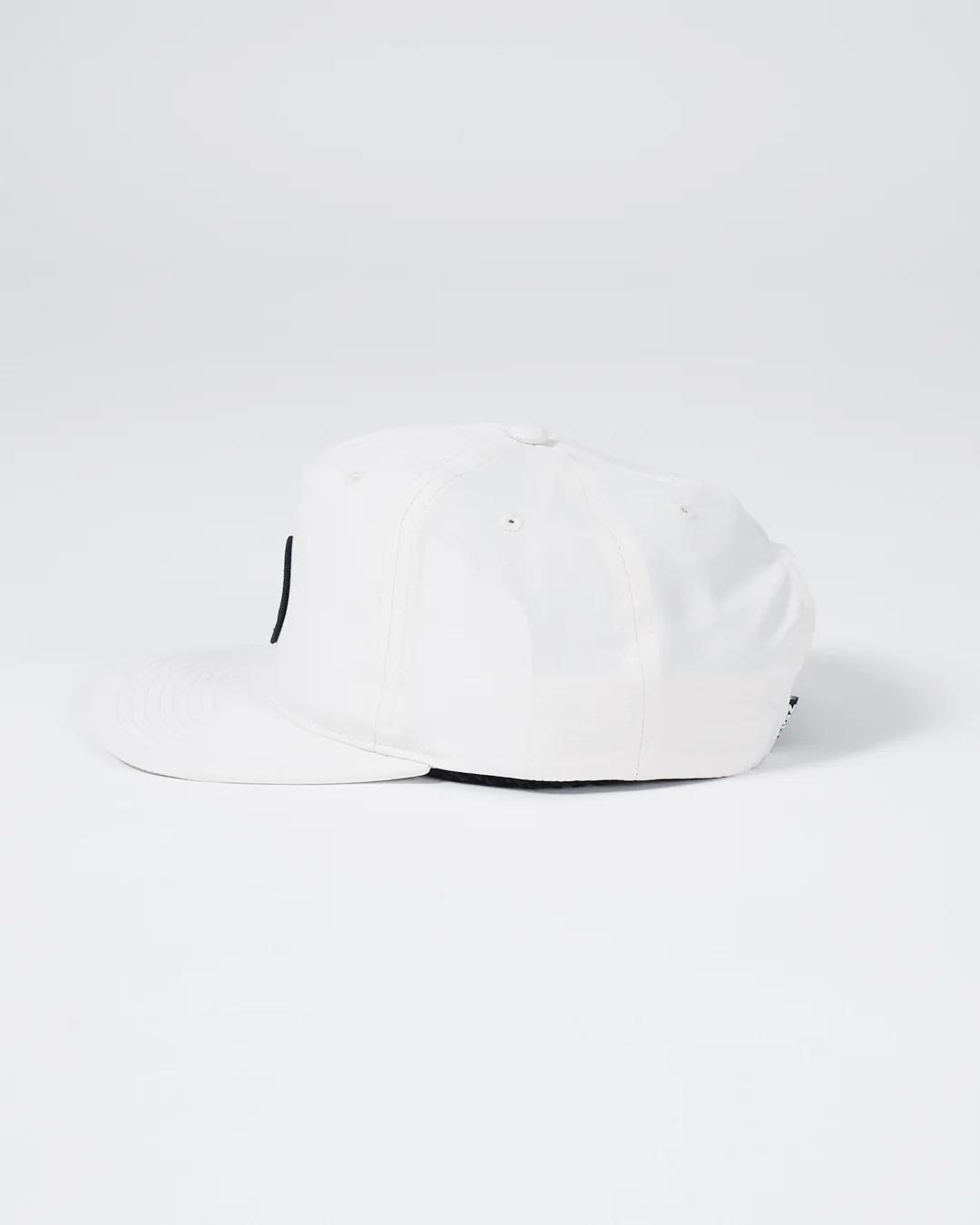 Crown Patch 5-Panel Strapback Hat - Natural - Image 3