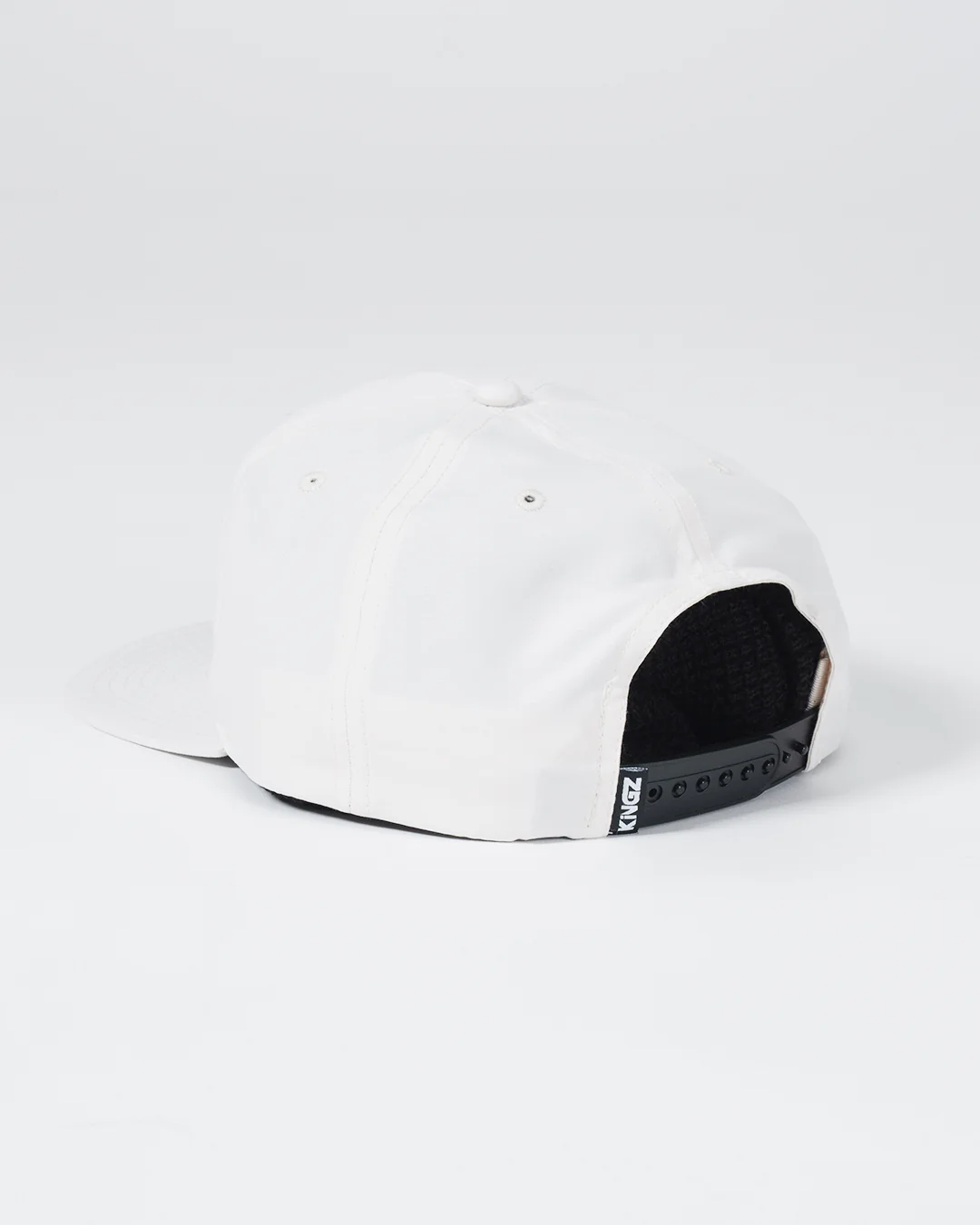 Crown Patch 5-Panel Strapback Hat - Natural - Image 4