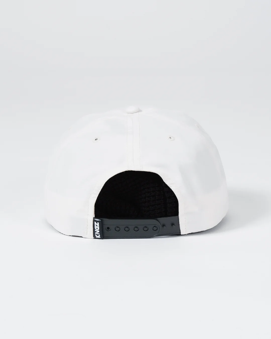 Crown Patch 5-Panel Strapback Hat - Natural - Image 5