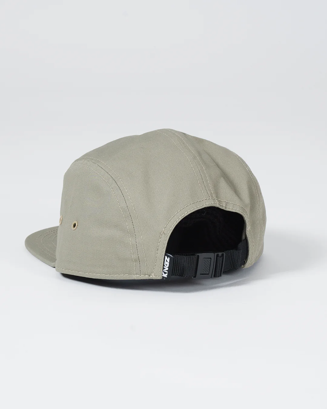 Crown Patch Strapback Hat - Sage Green - Image 4