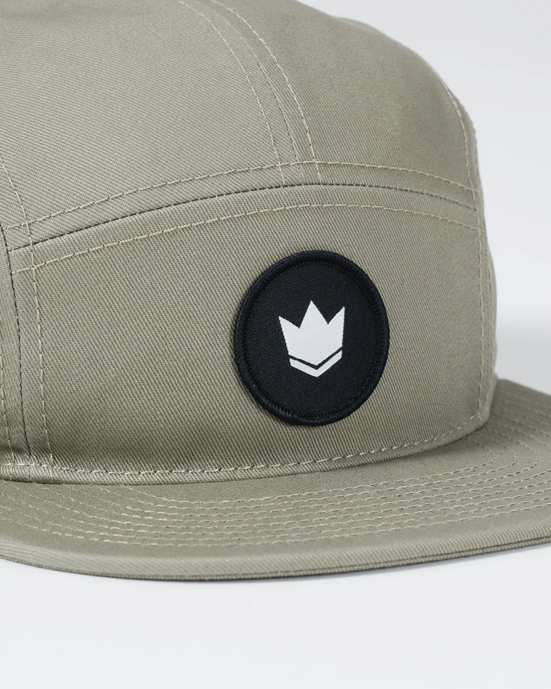 Crown Patch Strapback Hat - Sage Green - Image 9