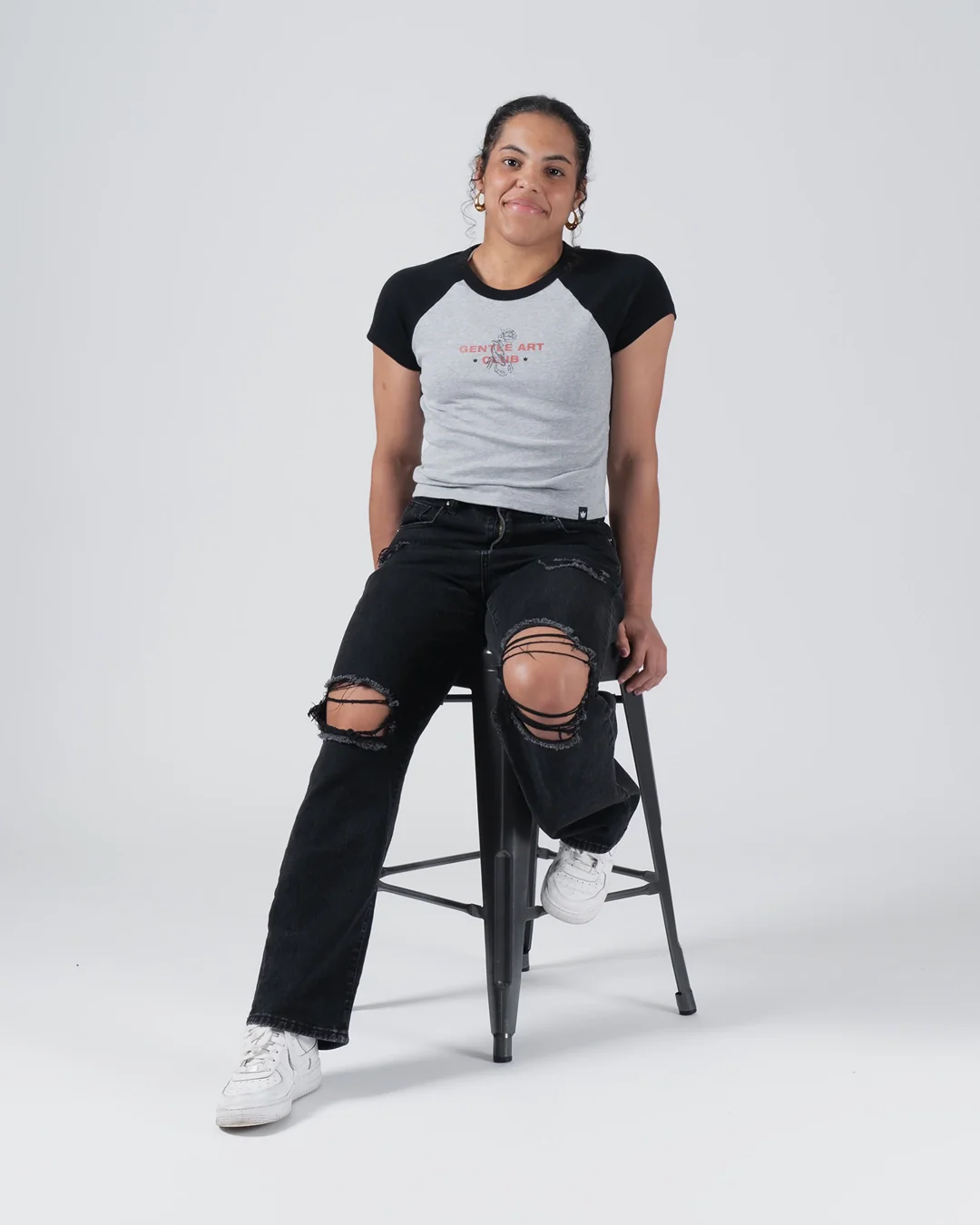 Gentle Art Club Women's Baby Tee - Image 8