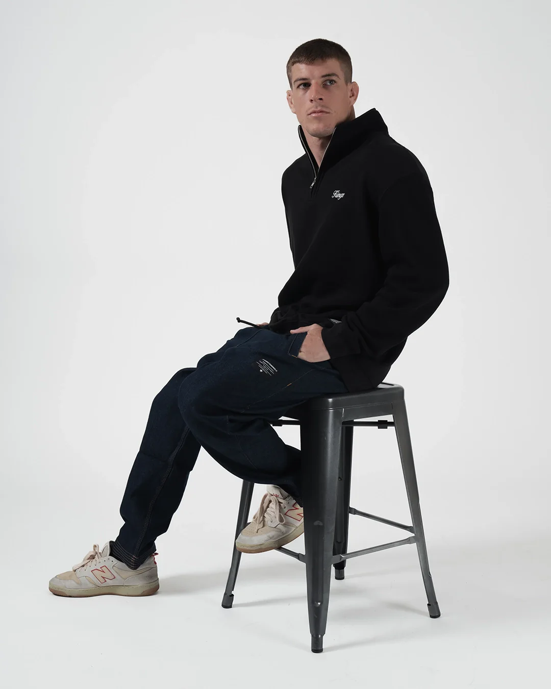 Script Quarter Zip Sweater - Image 7