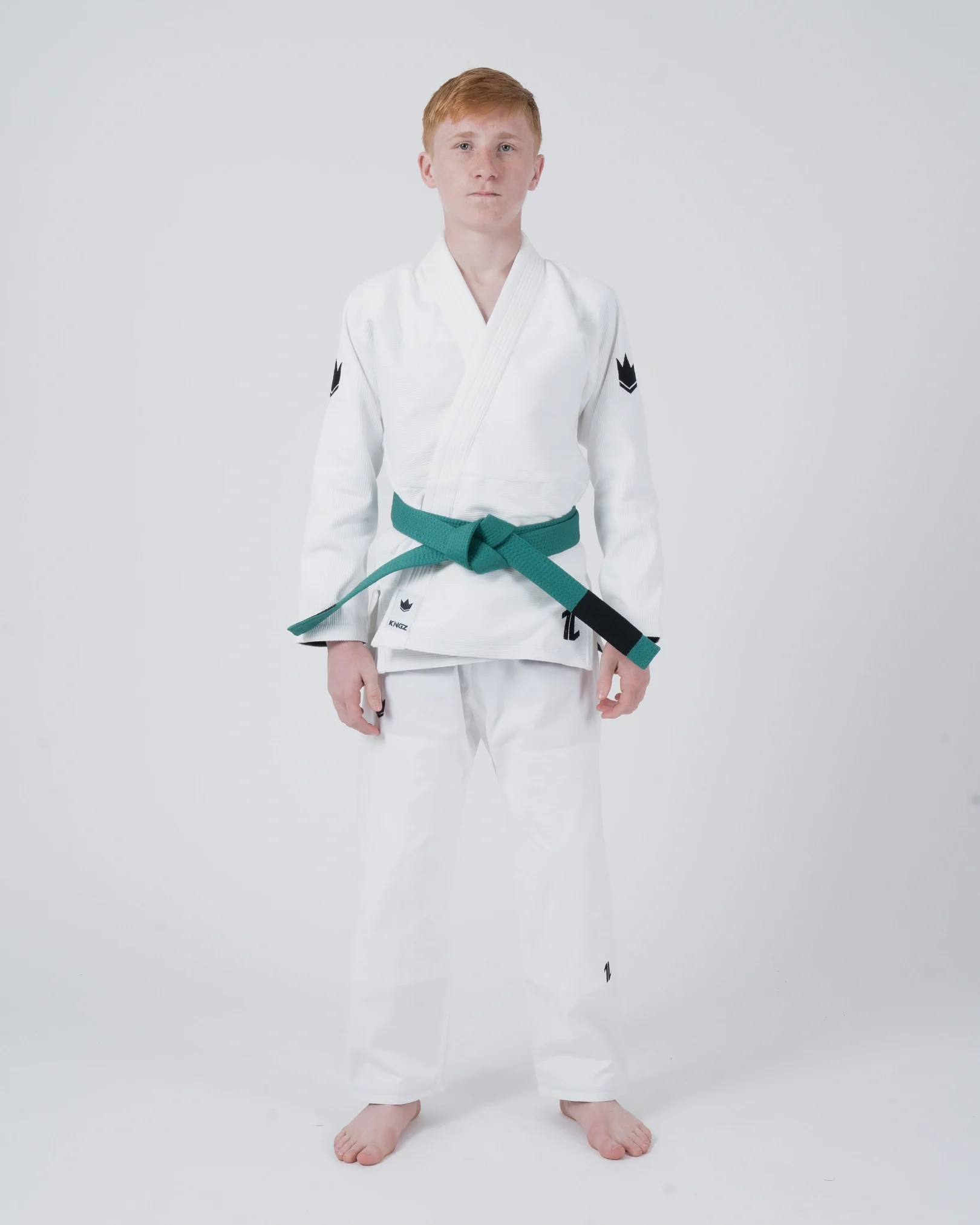 The ONE V2 Kids BJJ Gi - White - Image 3