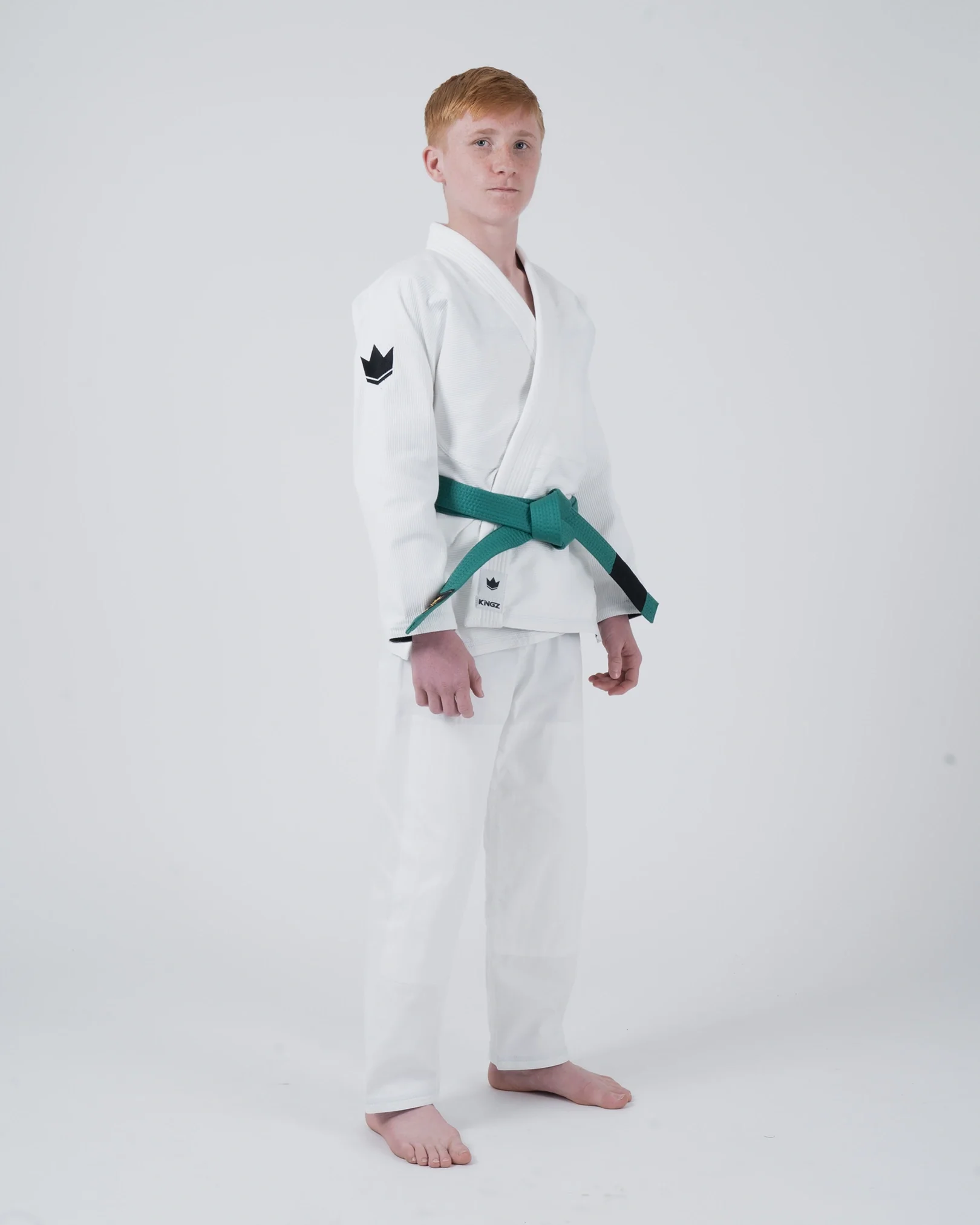The ONE V2 Kids BJJ Gi - White - Image 8