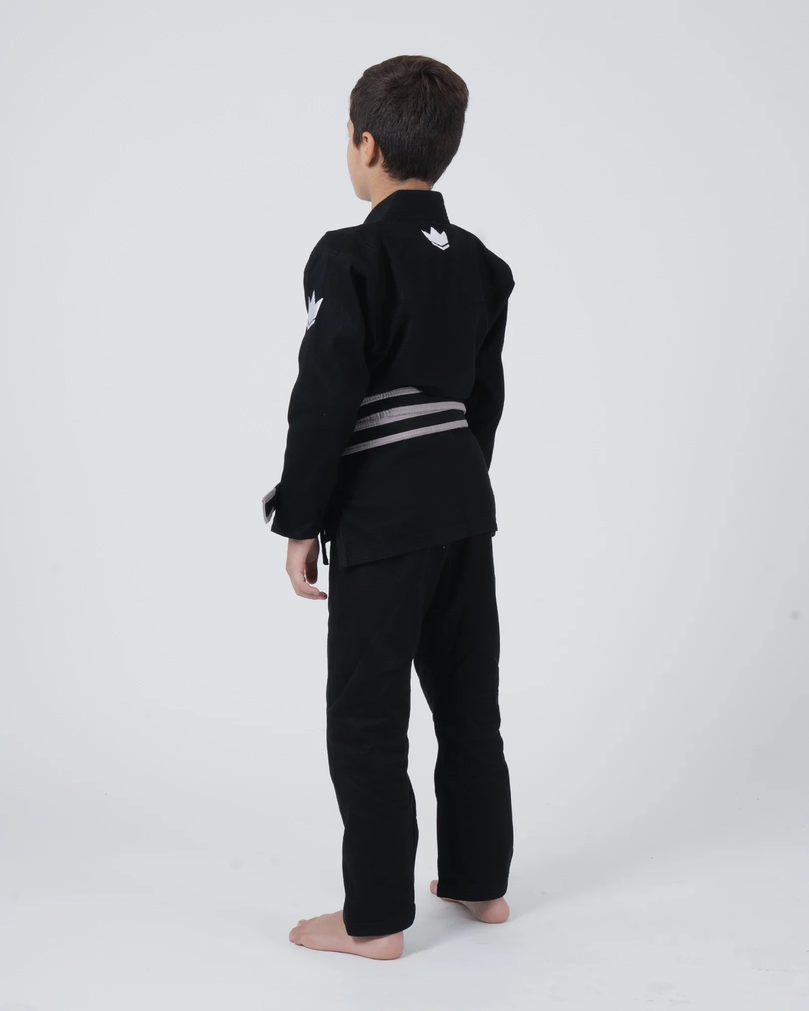 The ONE V2 Kids BJJ Gi - Black - Image 5