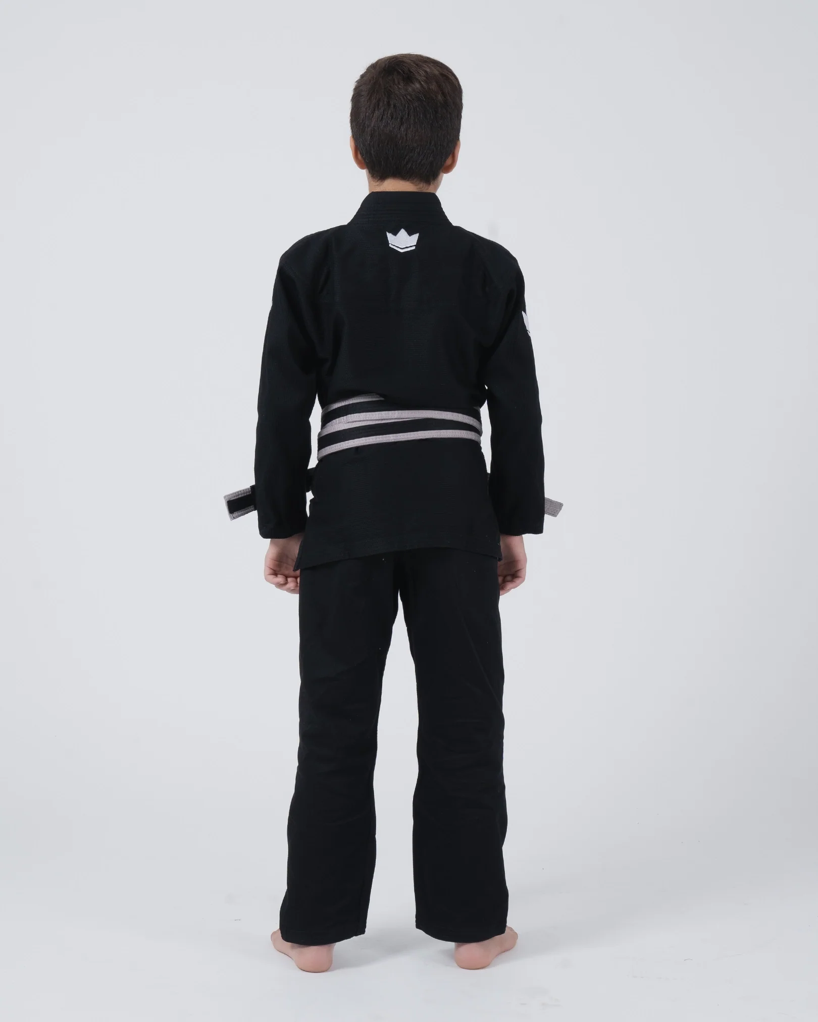 The ONE V2 Kids BJJ Gi - Black - Image 6