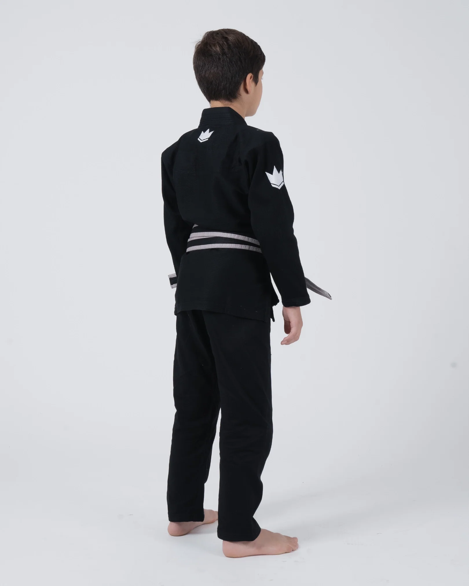 The ONE V2 Kids BJJ Gi - Black - Image 7