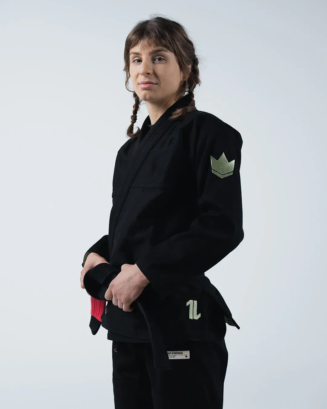 The ONE V2  Women's Jiu Jitsu Gi - Black - Image 13