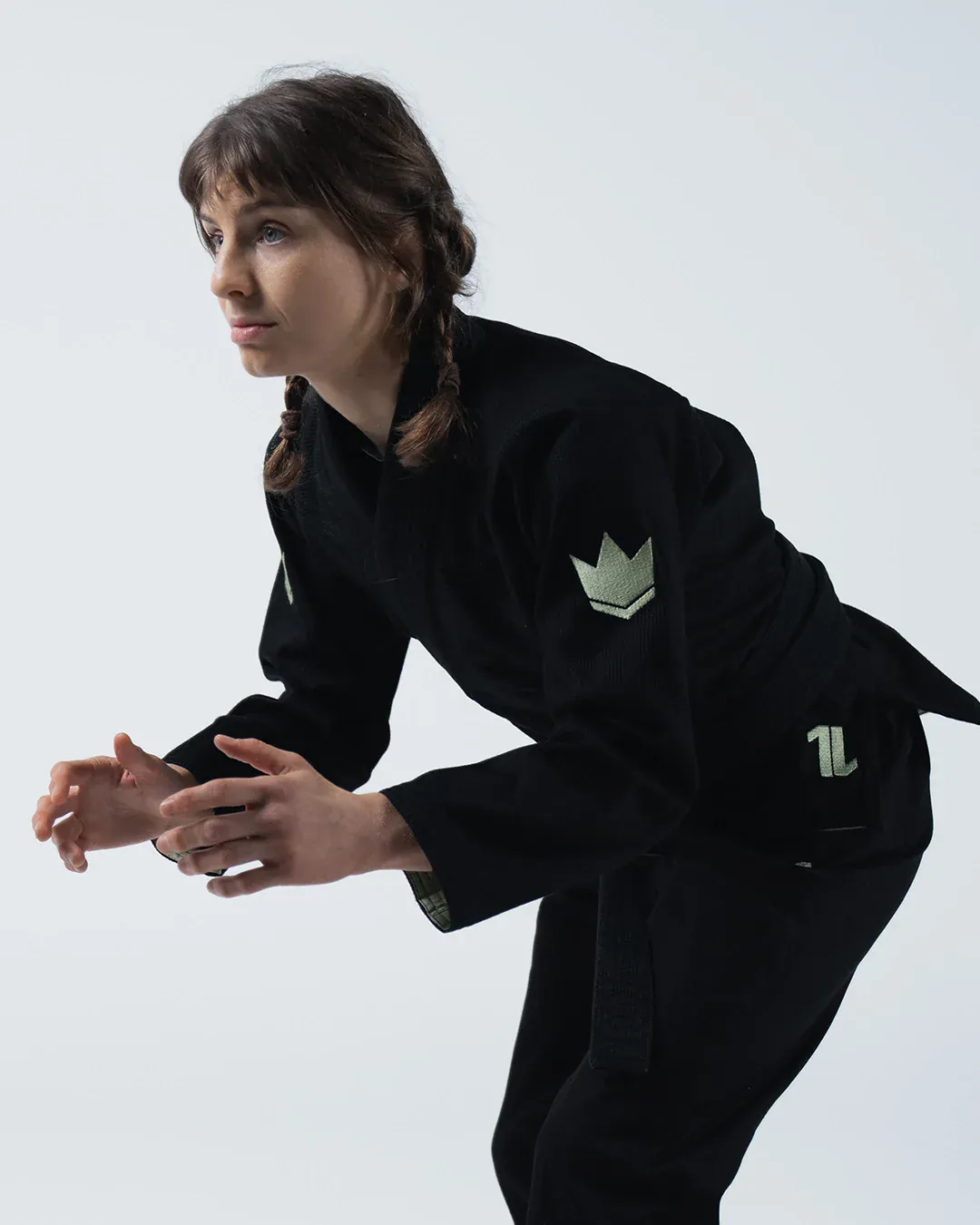 The ONE V2  Women's Jiu Jitsu Gi - Black - Image 15