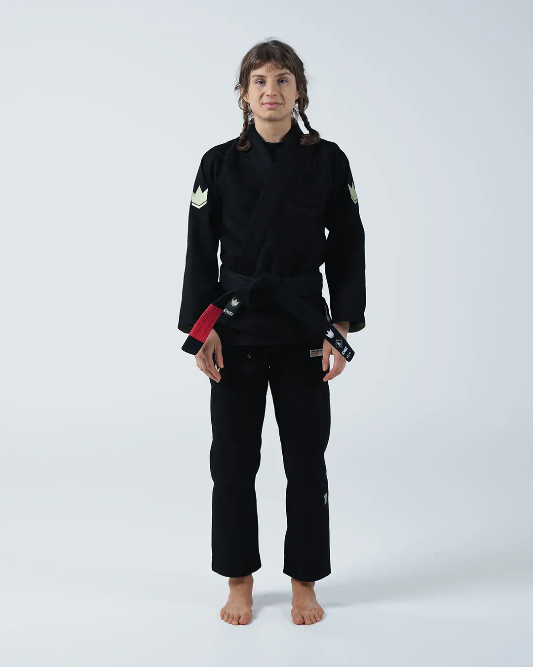The ONE V2  Women's Jiu Jitsu Gi - Black - Image 3