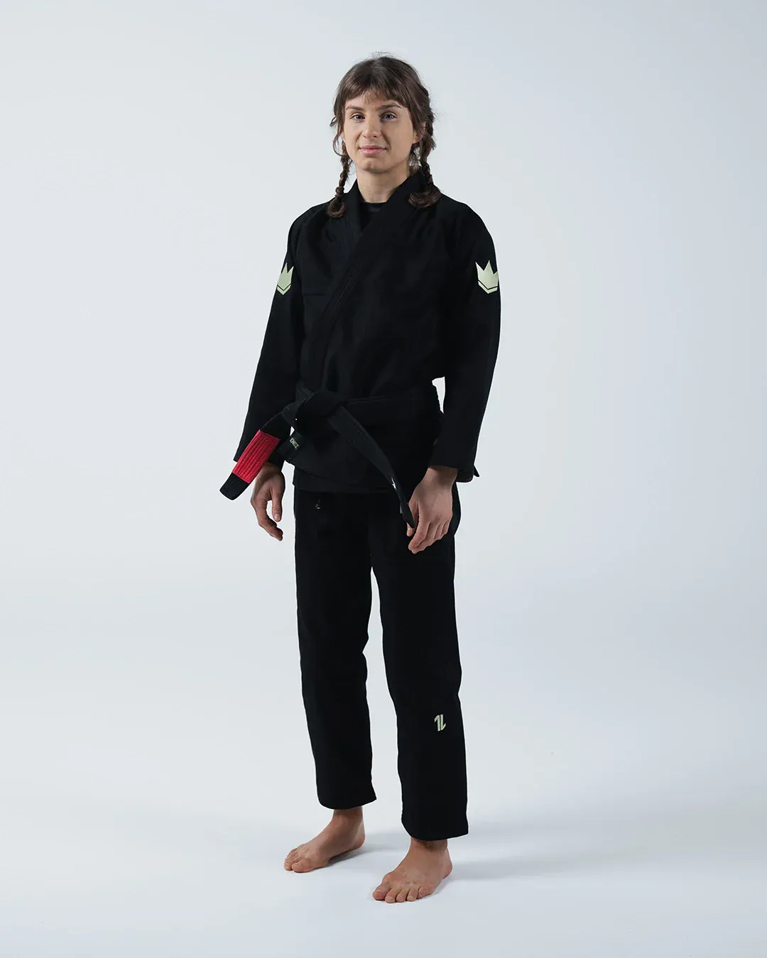 The ONE V2  Women's Jiu Jitsu Gi - Black - Image 4