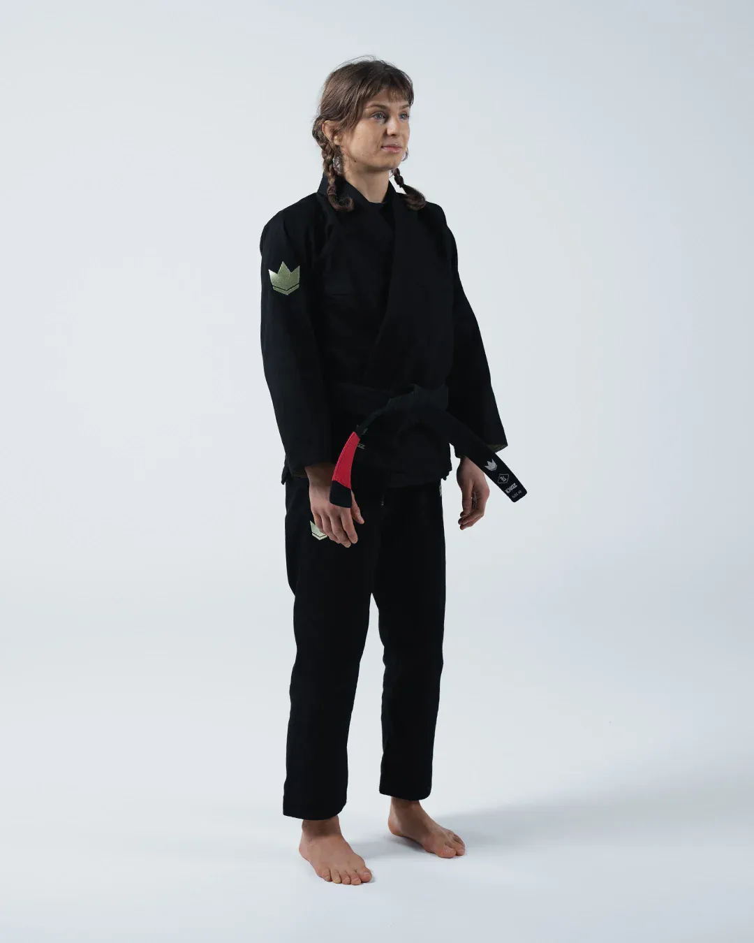 The ONE V2  Women's Jiu Jitsu Gi - Black - Image 8