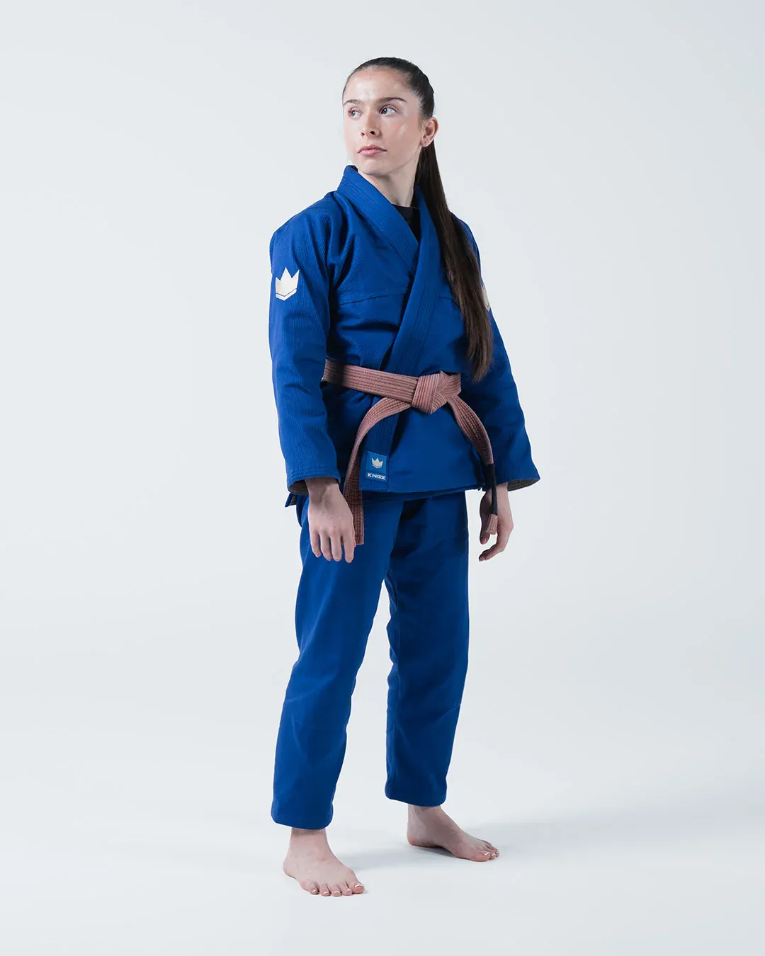 The ONE V2  Women's Jiu Jitsu Gi - Blue - Image 8