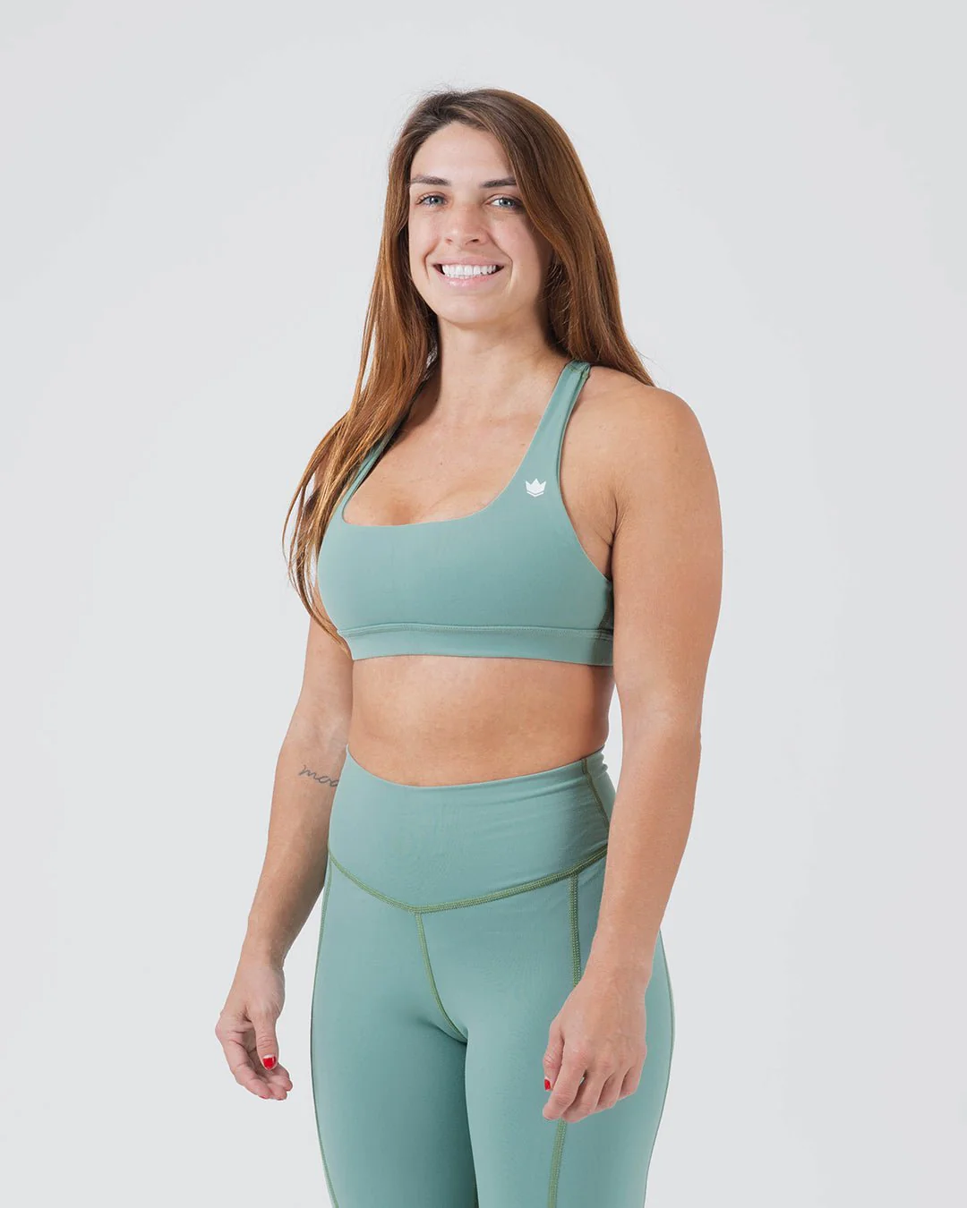 Kore Women's Sports Bra - Green - Image 3