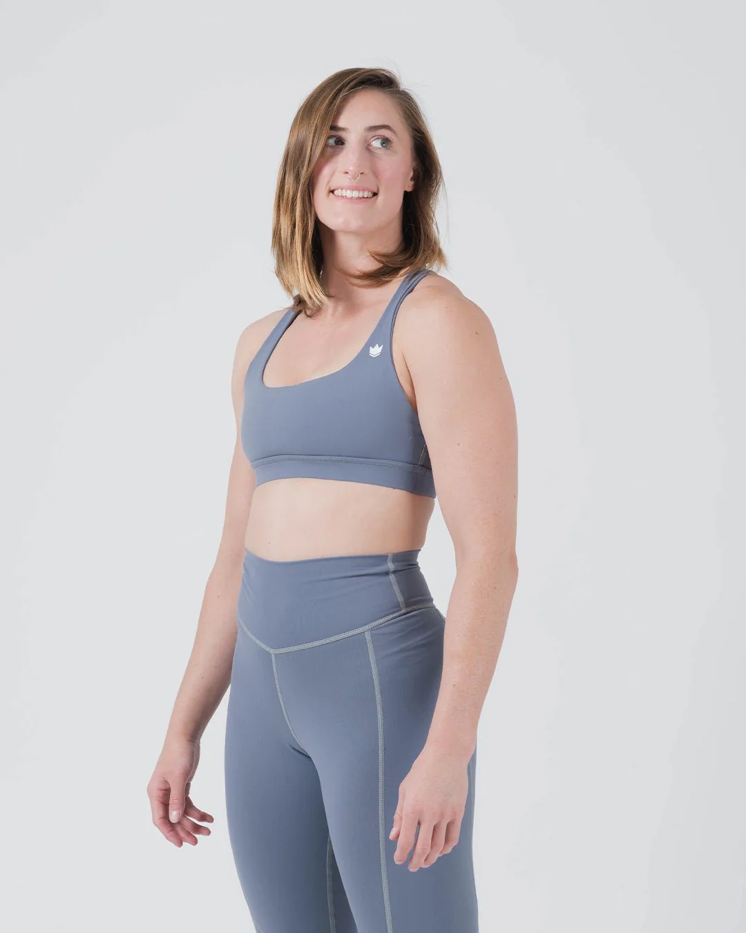 Kore Women's Sports Bra - Smoke Blue - Image 3