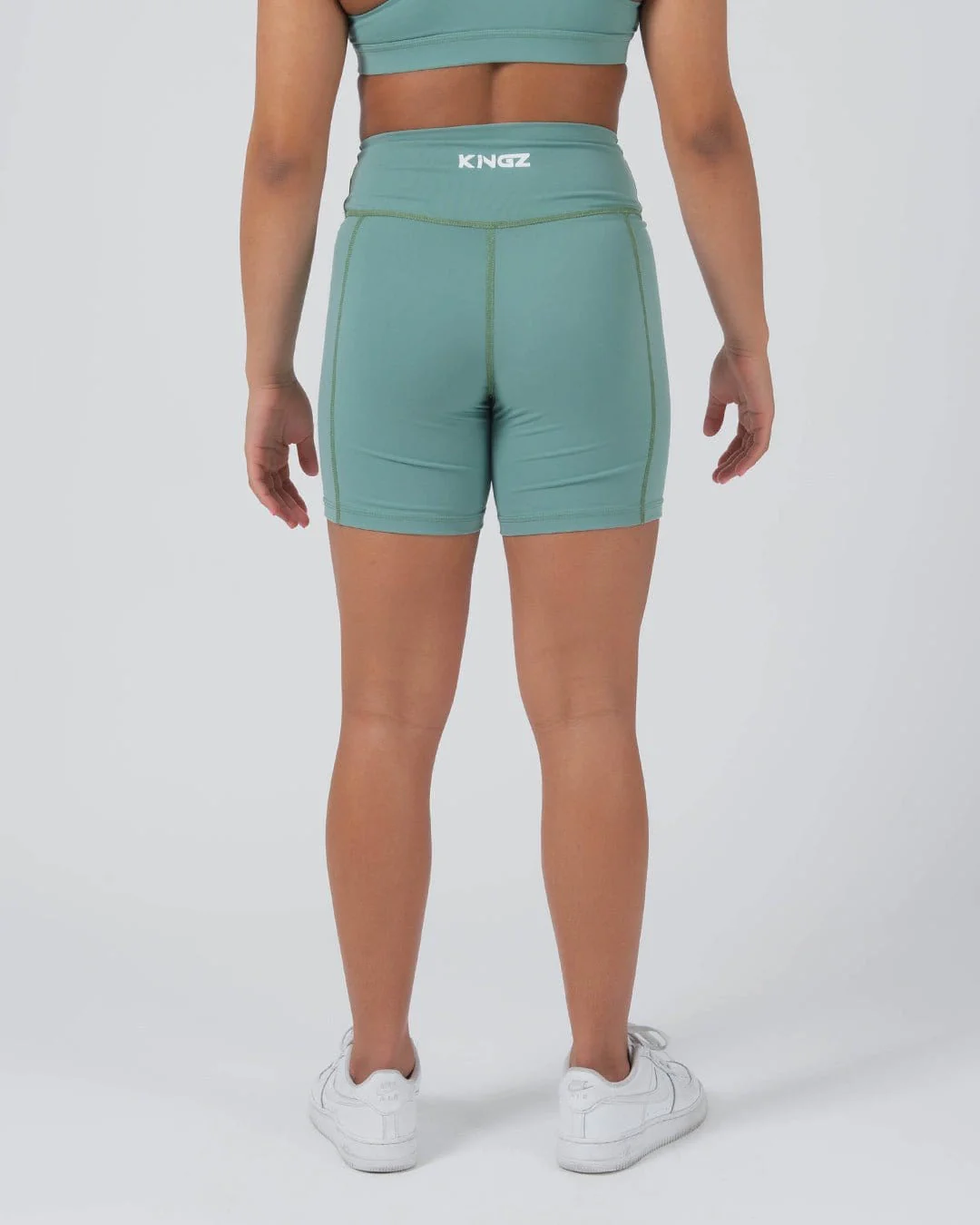 Kore Women's Training Shorts - Green - Image 3
