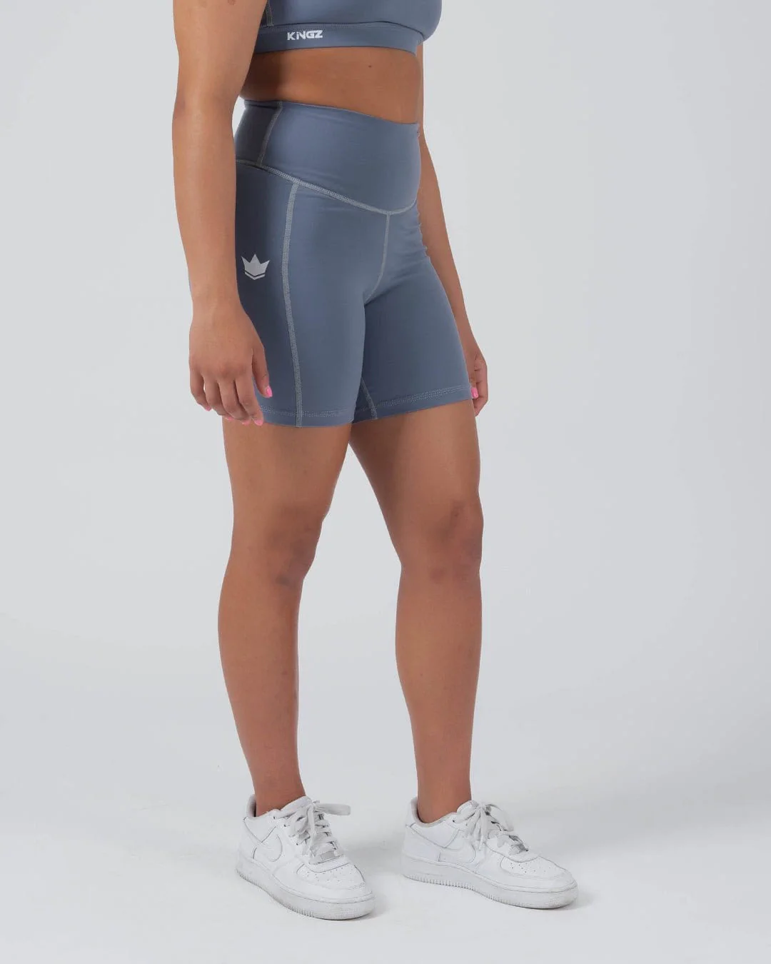 Kore Women's Training Shorts - Smoke Blue - Image 5