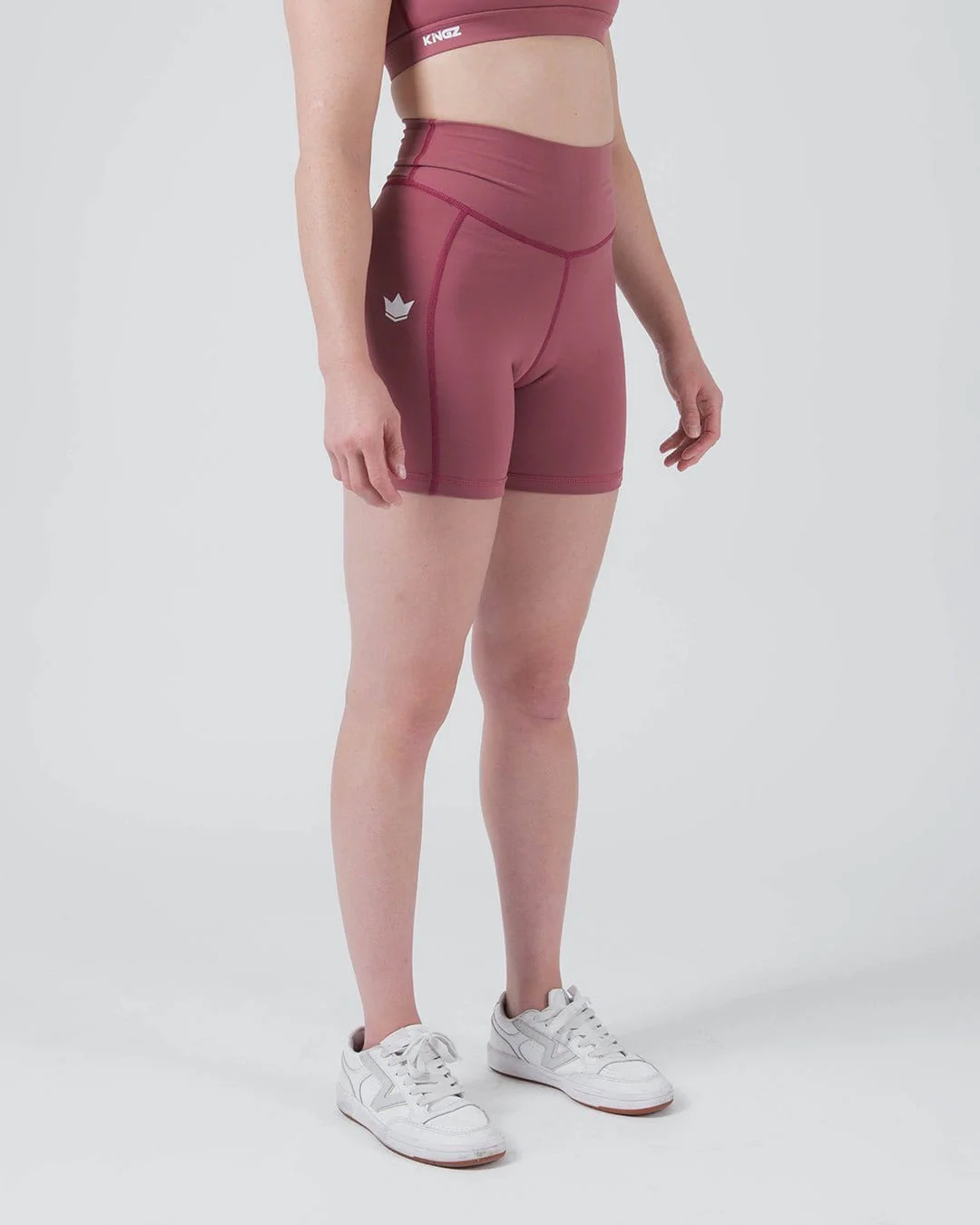 Kore Women's Training Shorts - Red - Image 6