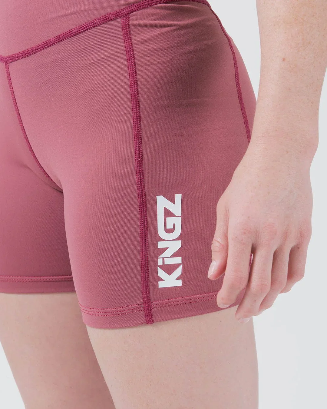 Kore Women's Training Shorts - Red - Image 8
