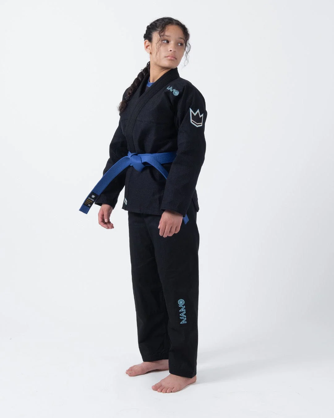 Nano 3.0 Womens Jiu Jitsu Gi - Black - Image 4