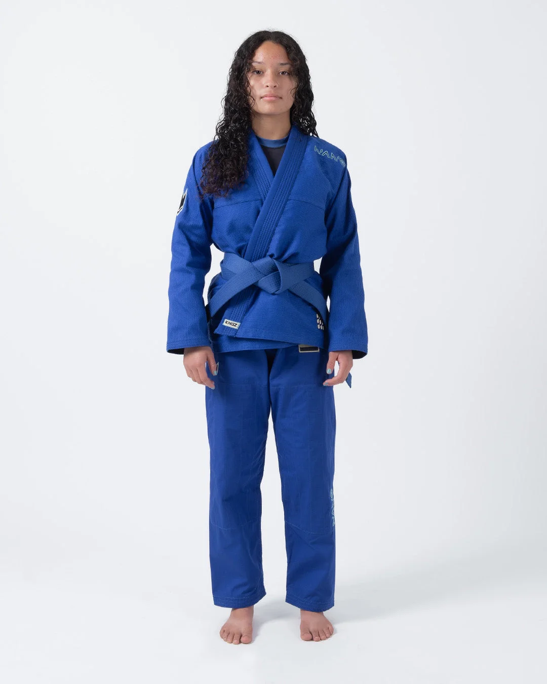 Nano 3.0 Womens Jiu Jitsu Gi - Blue - Image 3