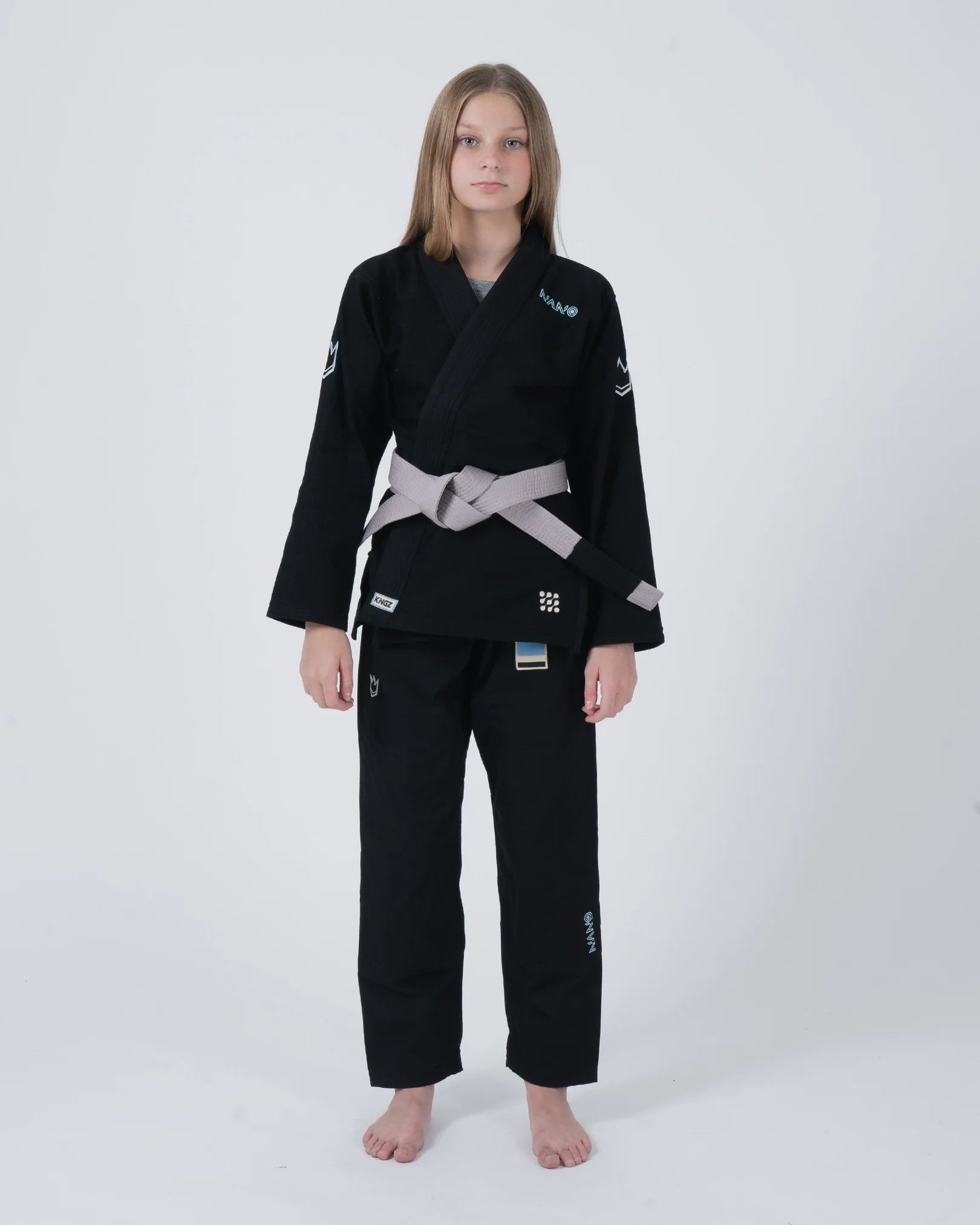 Nano 3.0 Youth Jiu Jitsu Gi - Black - Image 3