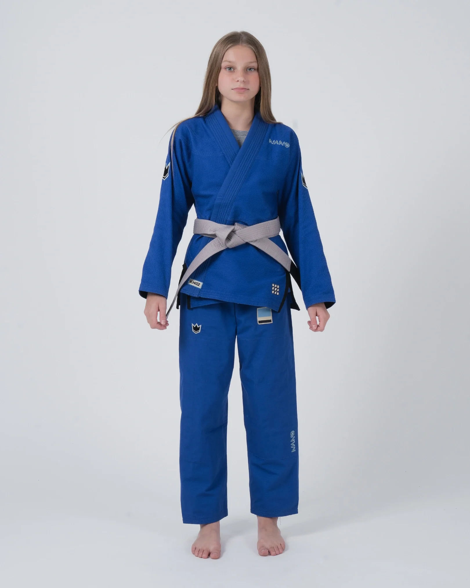 Nano 3.0 Youth Jiu Jitsu Gi - Blue - Image 3