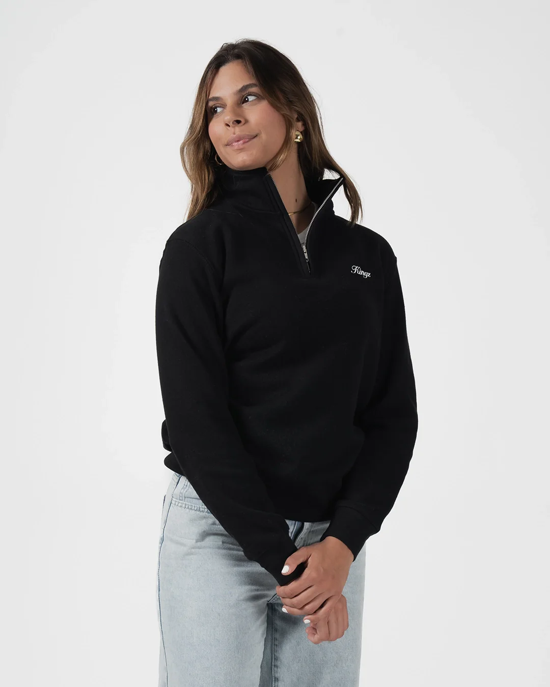 Script Quarter Zip Sweater - Image 3