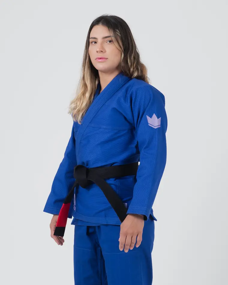 The ONE Womens Jiu Jitsu Gi - Blue/Lavender - FREE White Belt - 2023 Version - Image 2