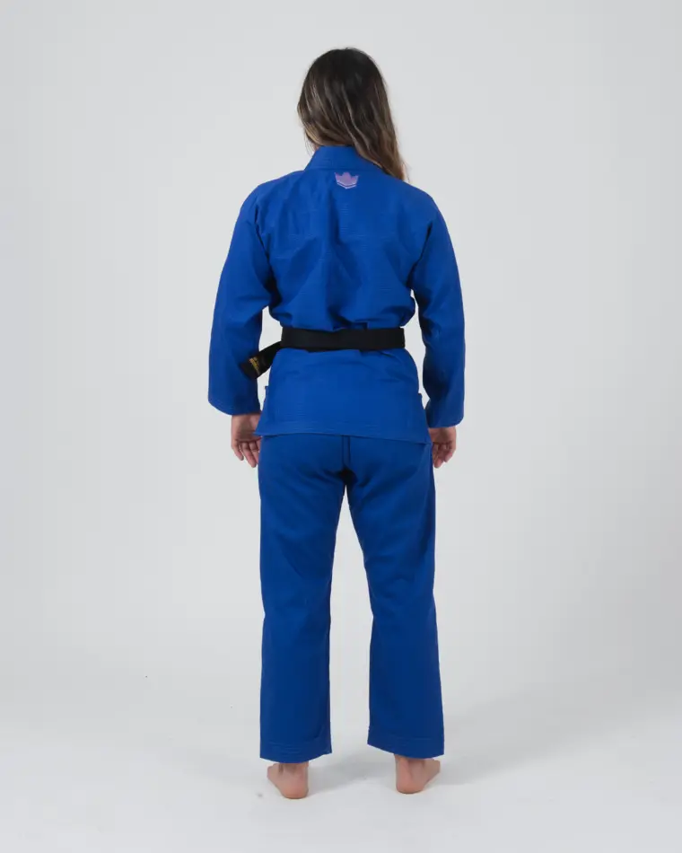 The ONE Womens Jiu Jitsu Gi - Blue/Lavender - FREE White Belt - 2023 Version - Image 6