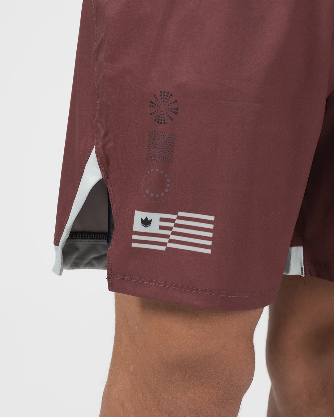 Trooper Shorts - Maroon - Image 8