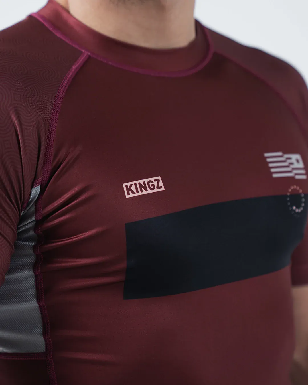 Trooper Rashguard - Maroon - Image 10